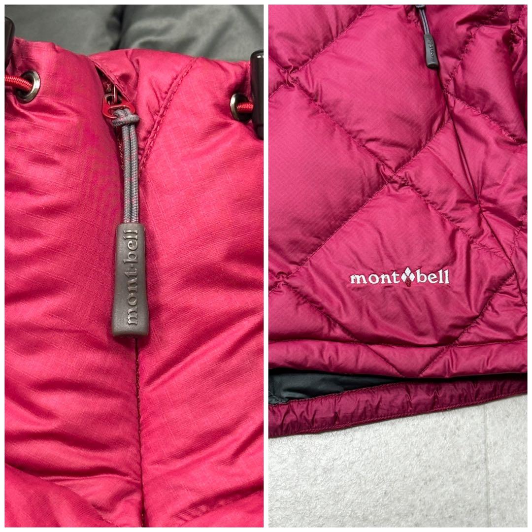 【mont-bell】ライトアルパインダウンパーカ L チェリーレッド 軽量