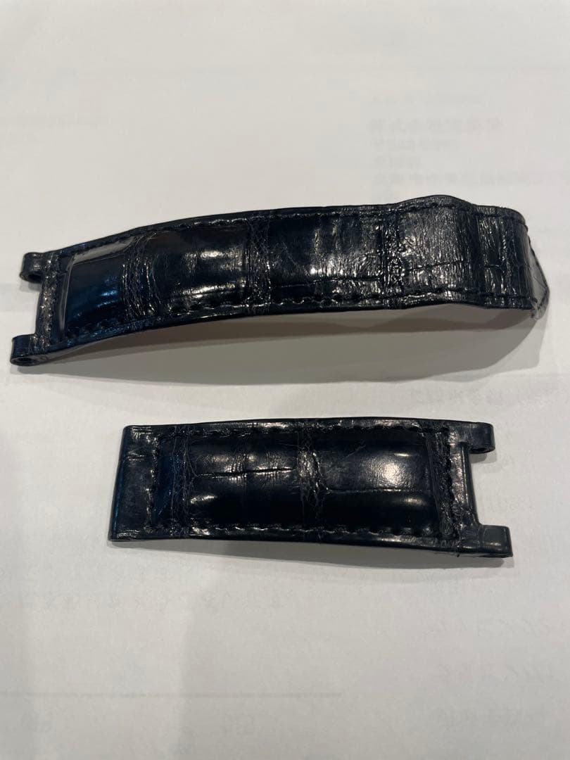 カルティエ　パシャ専用バンド　ブラック　純正