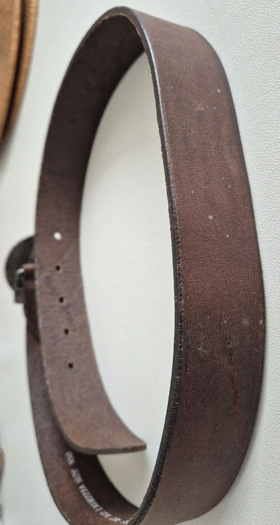 (鬼太郎　プロフ見てください！)Lee ヴィンテージ レザーベルト