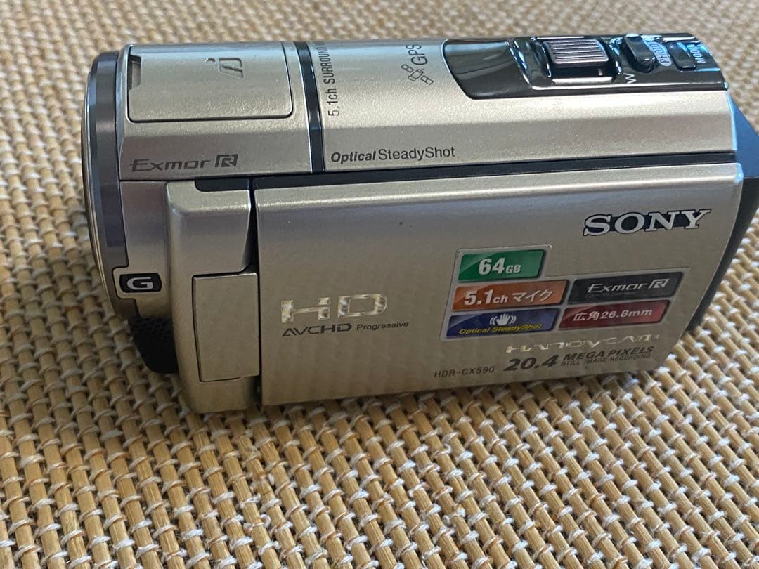 Sony HDR-CX590 20.4メガピクセル デジタルカメラ 64GB