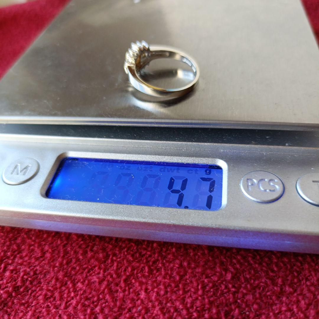 アクセサリー Pt900/K18DiaF.Ring