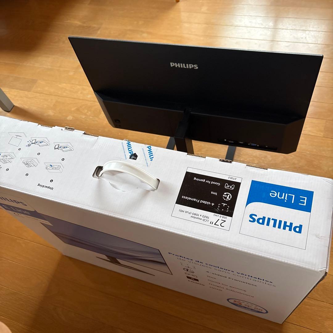 フルHD Philips E line 27インチモニター