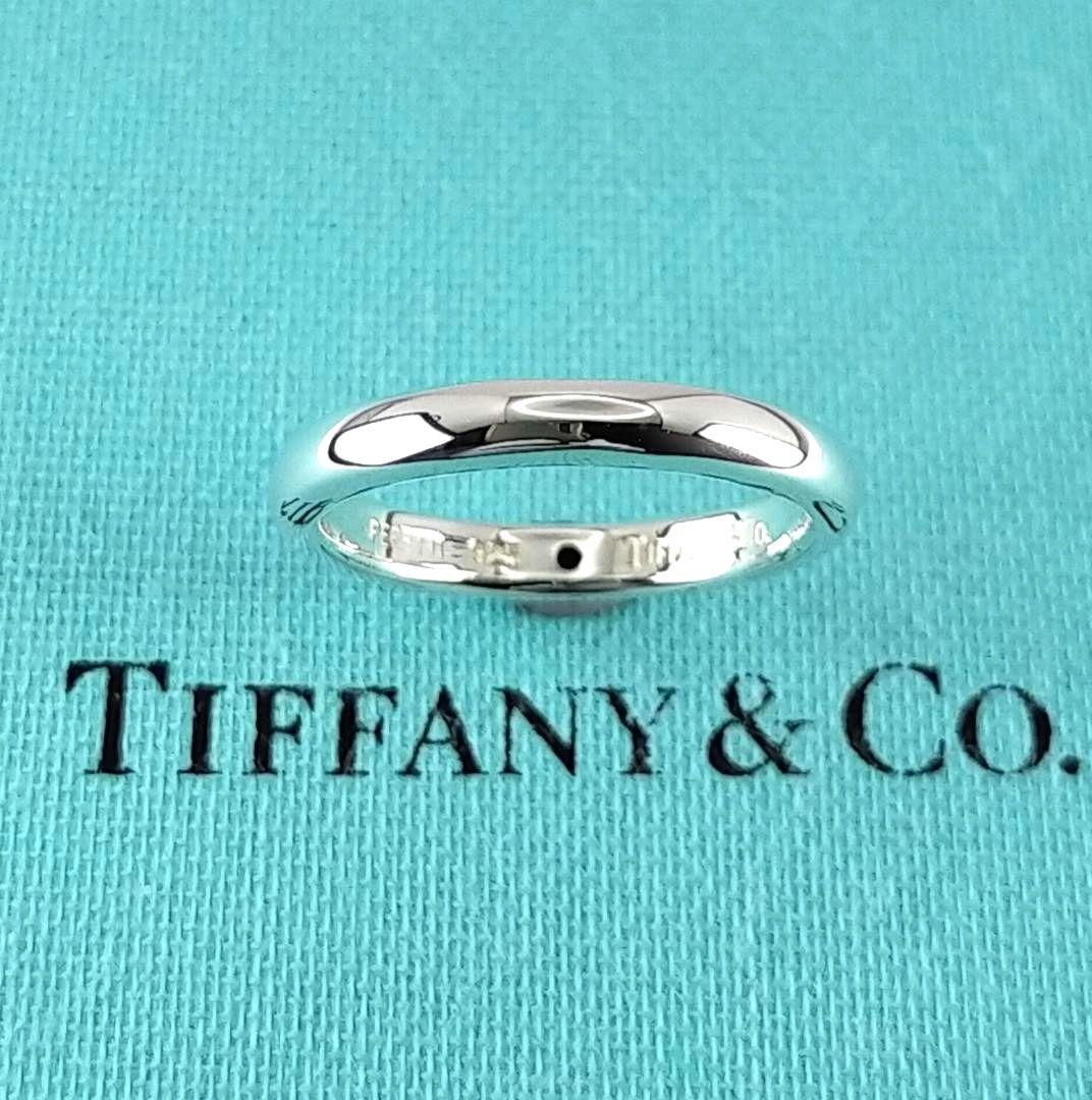 ◆SALE【ティファニー】スタッキングバンド　サファイア　リング　９号　2202