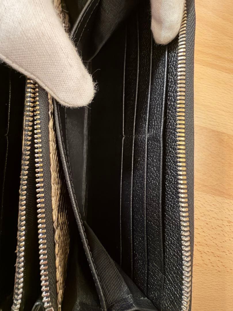 三京商会 ヘンローン ナイルクロコダイルxパイソン 長財布 一枚革