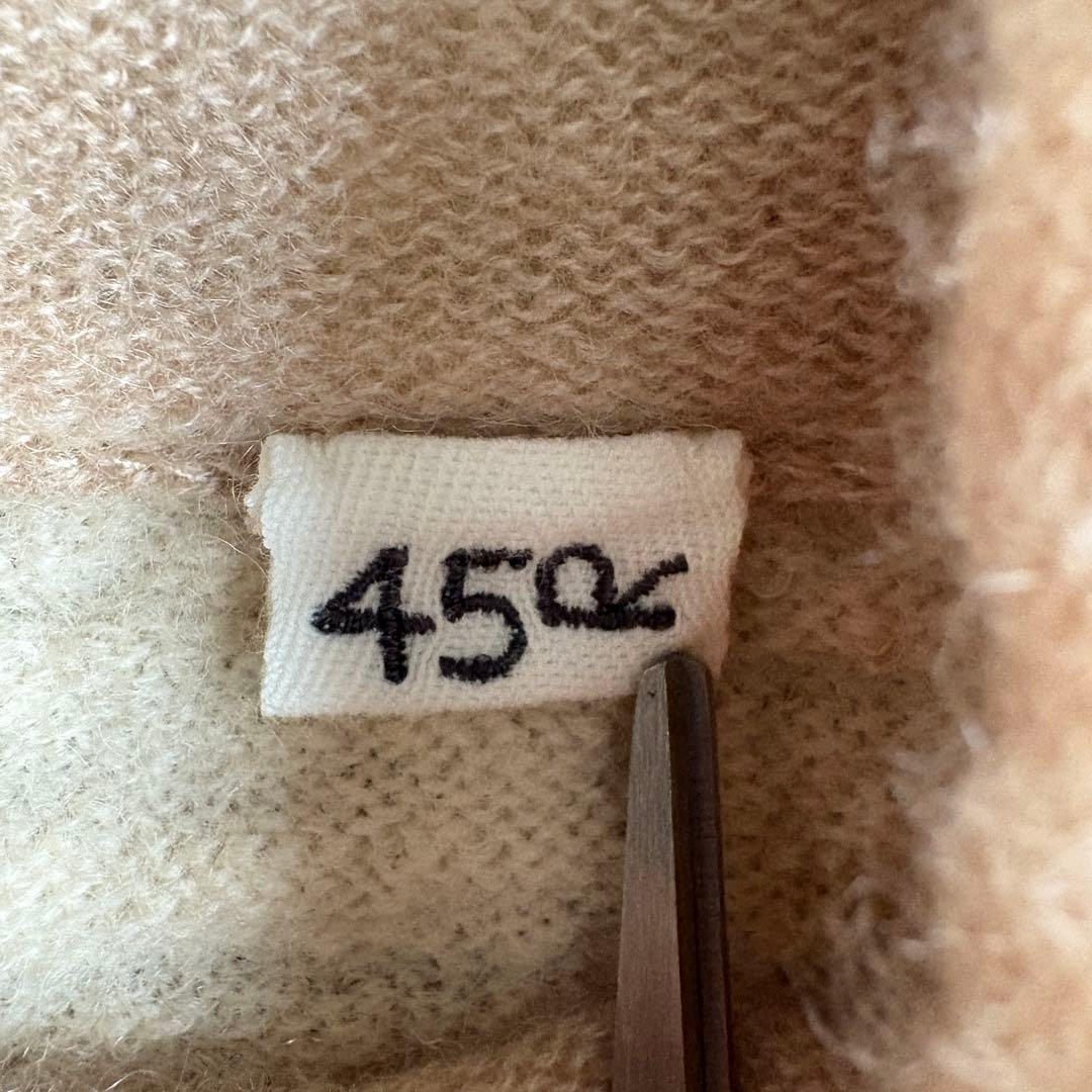 45R マリンクラフトタートルネックニット カシミヤネック オフホワイト 0