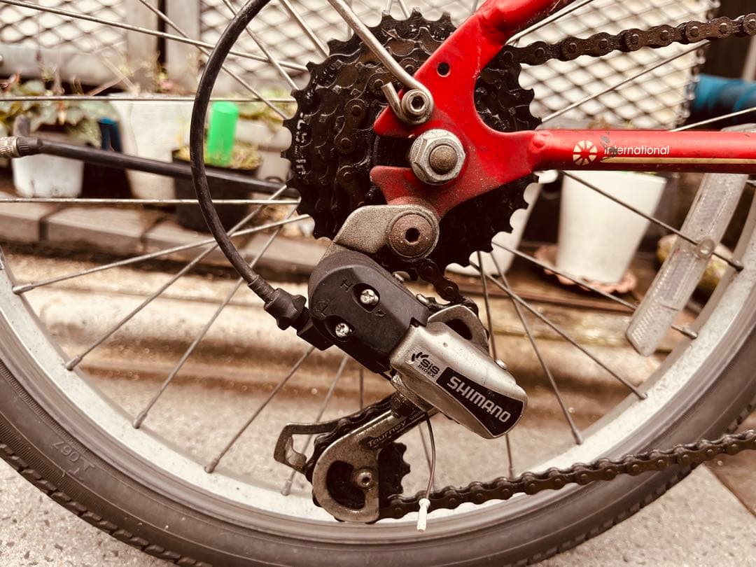 DAHON SUV D6 折りたたみ自転車 レッド ミニベロ