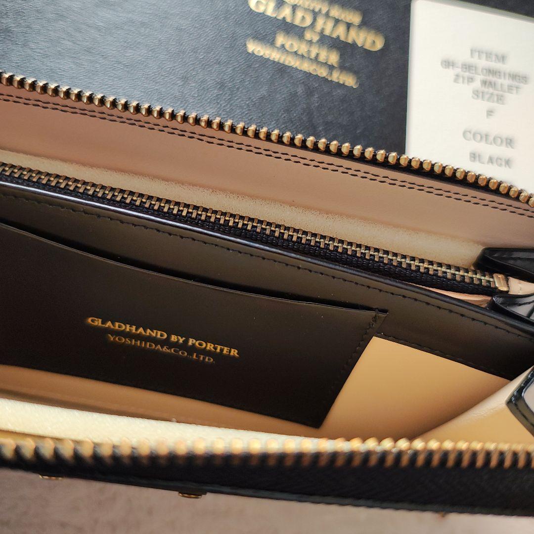 新品未使用　グラッドハンド　ポーター　本革　長財布　ブラック