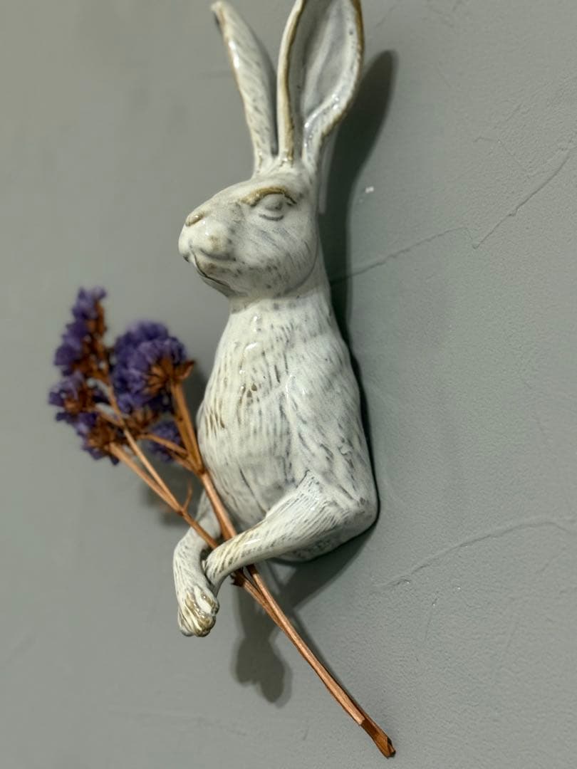 １／18限定値下げ　Yarnnakarn ヤナカーン　ウサギの壁掛けフック