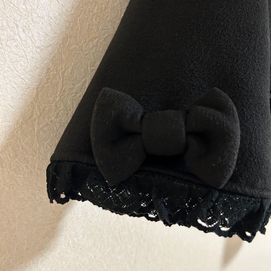 クララショートコート　黒