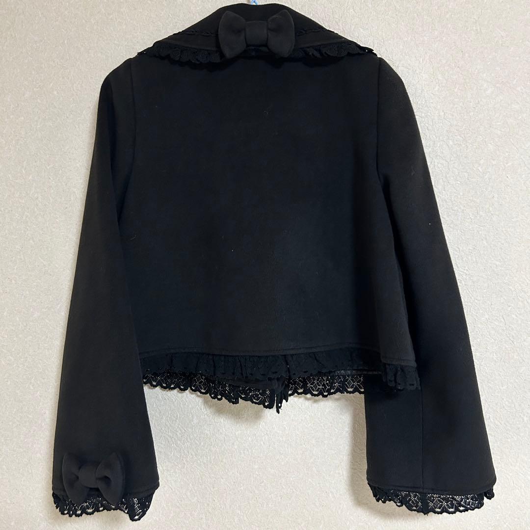 クララショートコート　黒