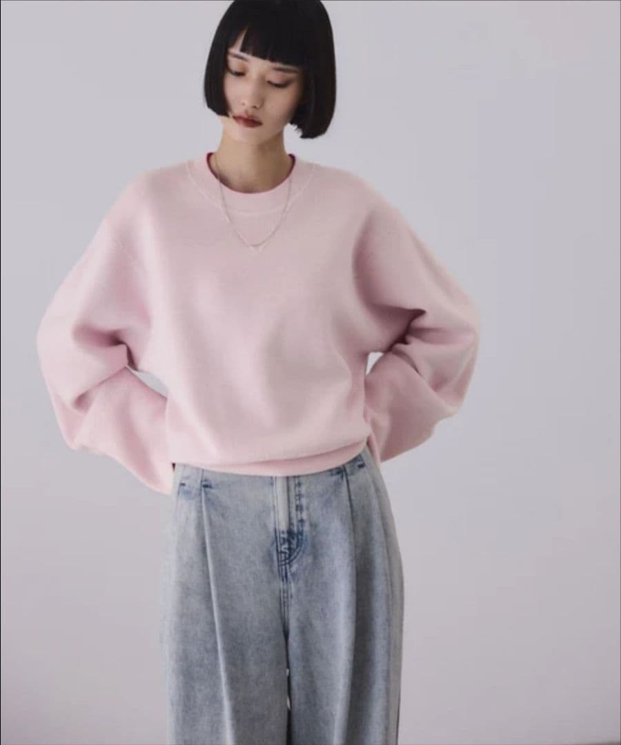 【新品】ADAM ET ROPÉ バイカラーリバーシブルニットプルオーバー