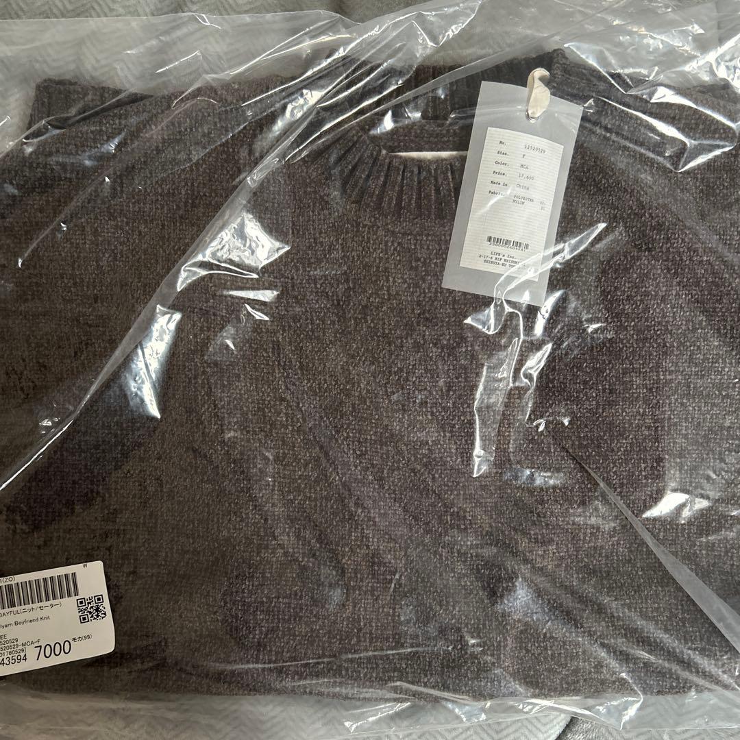 トゥデイフル　Mallyarn Boyfriend Knit