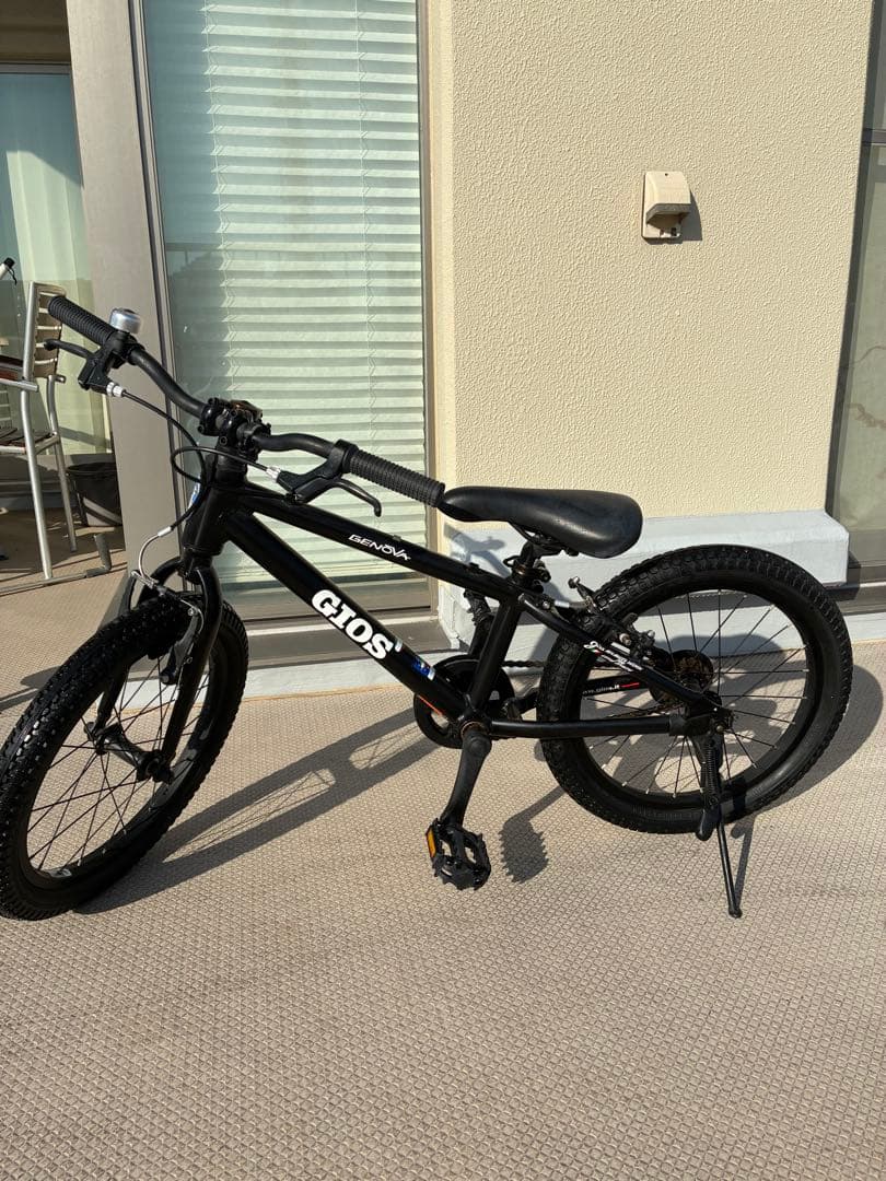 GIOS GENOVA 18インチブラックキッズ 自転車【引取りのみ】