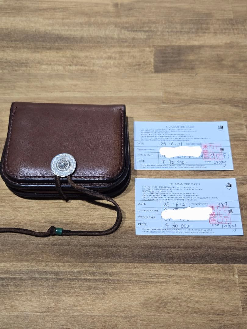 ゴローズ　新品　角型小銭入れ　ケース焦げ茶　　goro'sコンチョ付き