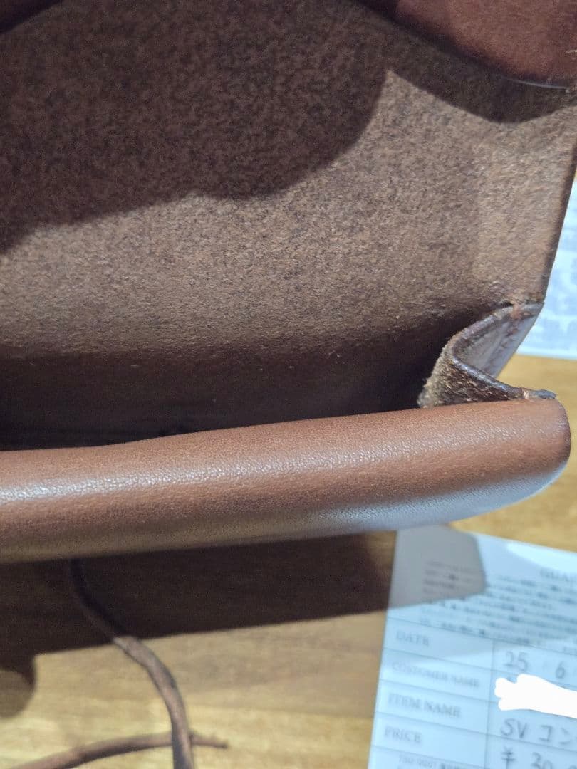 ゴローズ　新品　角型小銭入れ　ケース焦げ茶　　goro'sコンチョ付き