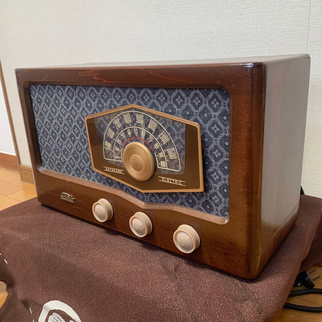 【昭和レトロ】レア品　真空管ラジオ シャープPD−67S 稼働品　インテリア