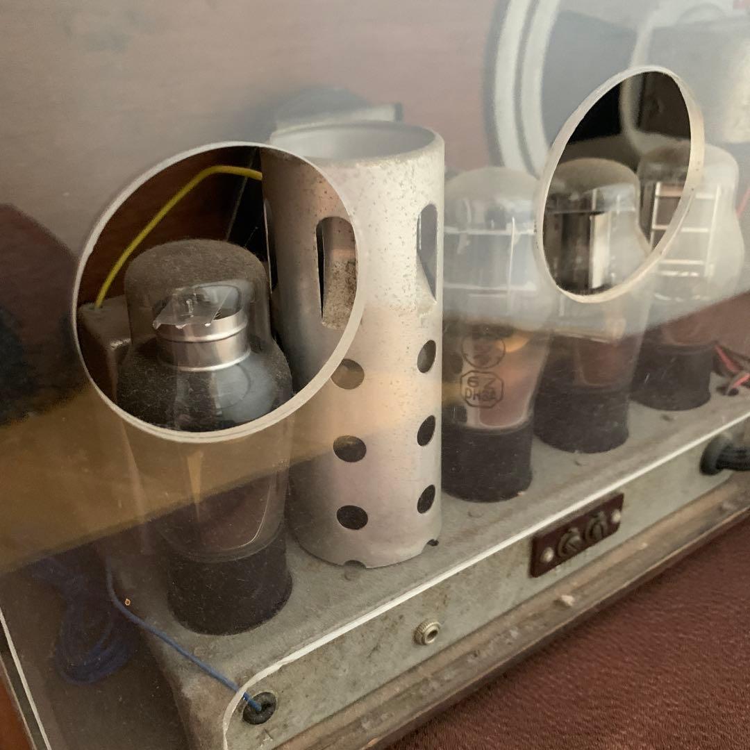 【昭和レトロ】レア品　真空管ラジオ シャープPD−67S 稼働品　インテリア