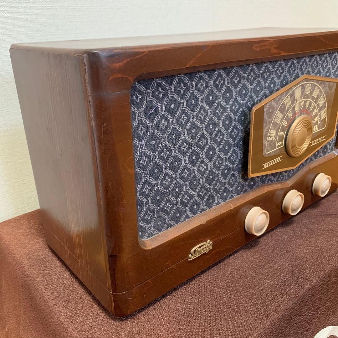 【昭和レトロ】レア品　真空管ラジオ シャープPD−67S 稼働品　インテリア
