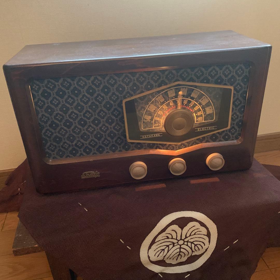 【昭和レトロ】レア品　真空管ラジオ シャープPD−67S 稼働品　インテリア