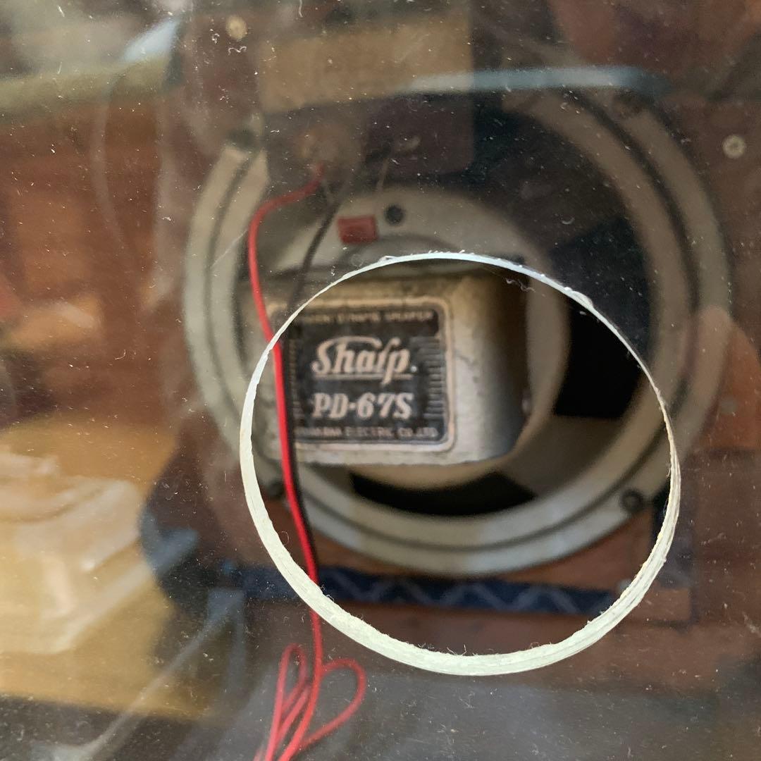 【昭和レトロ】レア品　真空管ラジオ シャープPD−67S 稼働品　インテリア