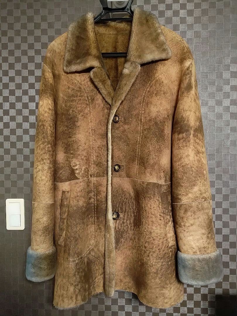 ニチワ社製（WIND ARMOR）ラムレザームートンジャケット 3L