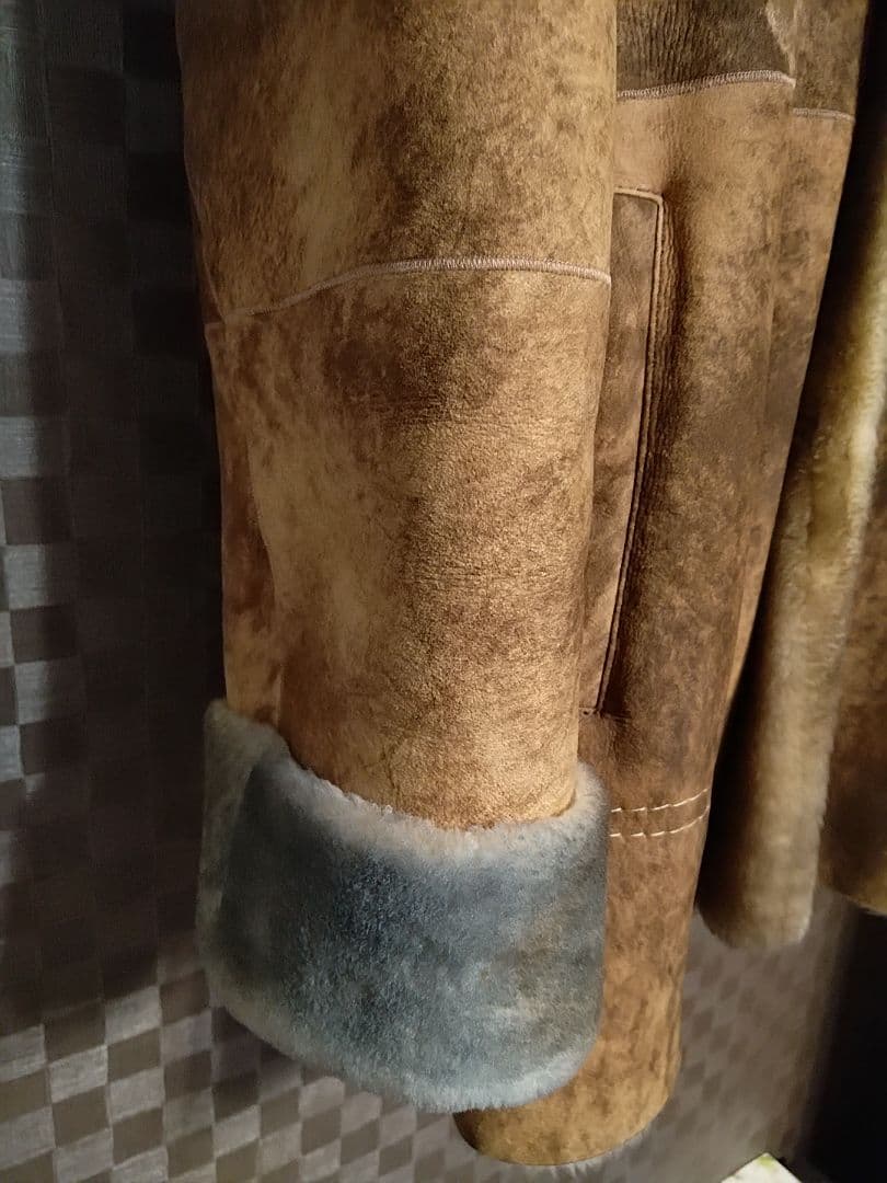 ニチワ社製（WIND ARMOR）ラムレザームートンジャケット 3L