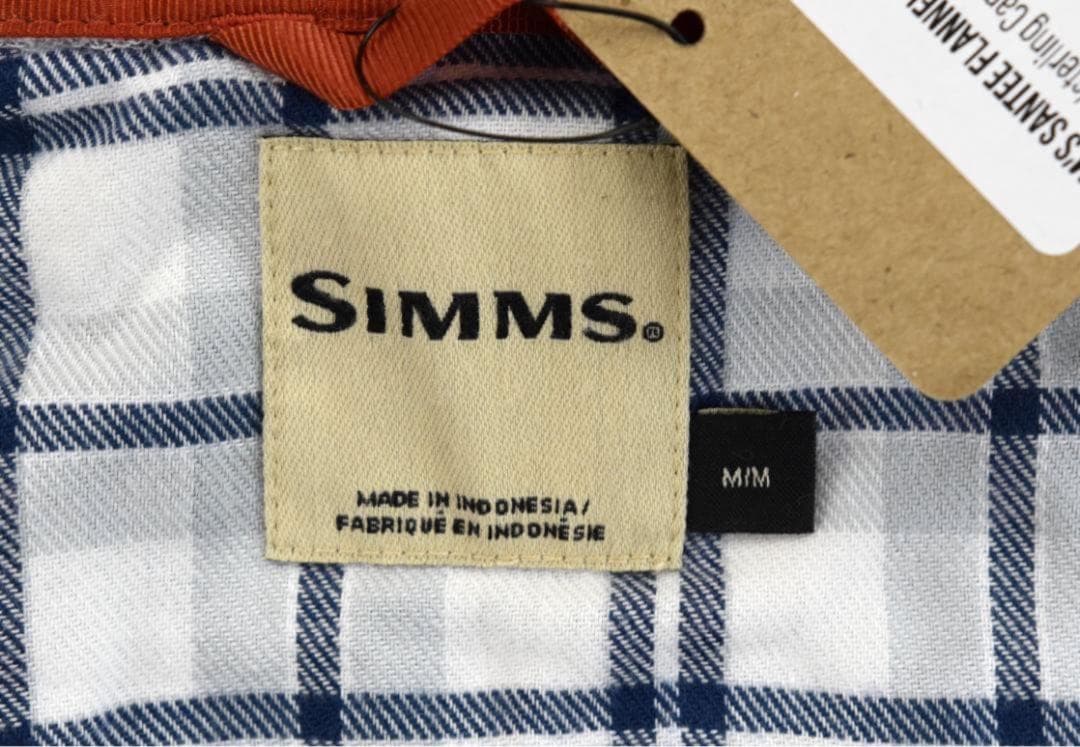 Simms Santee Flannel 長袖シャツフーディ size:M