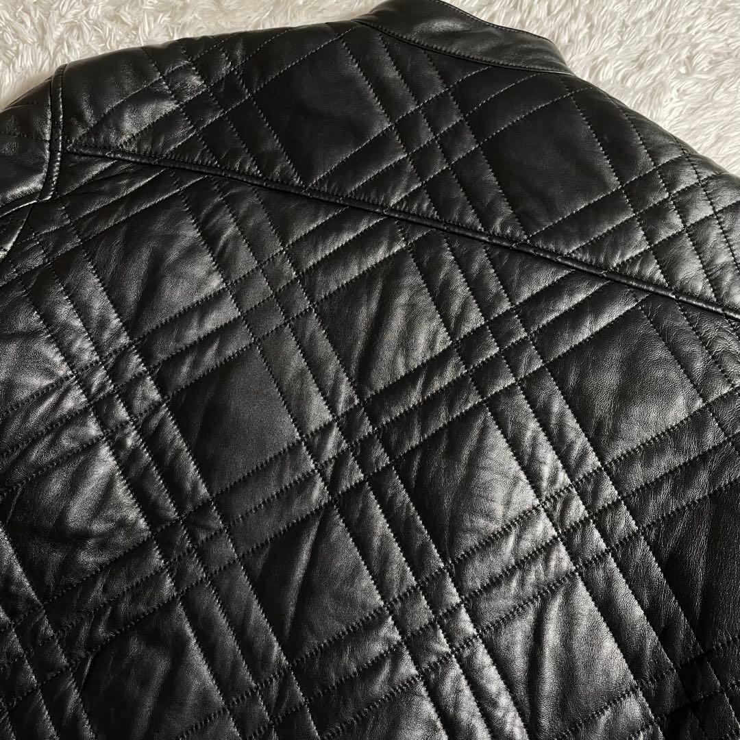 ヒステリックグラマー レザージャケット ラムレザー キルティングデザイン