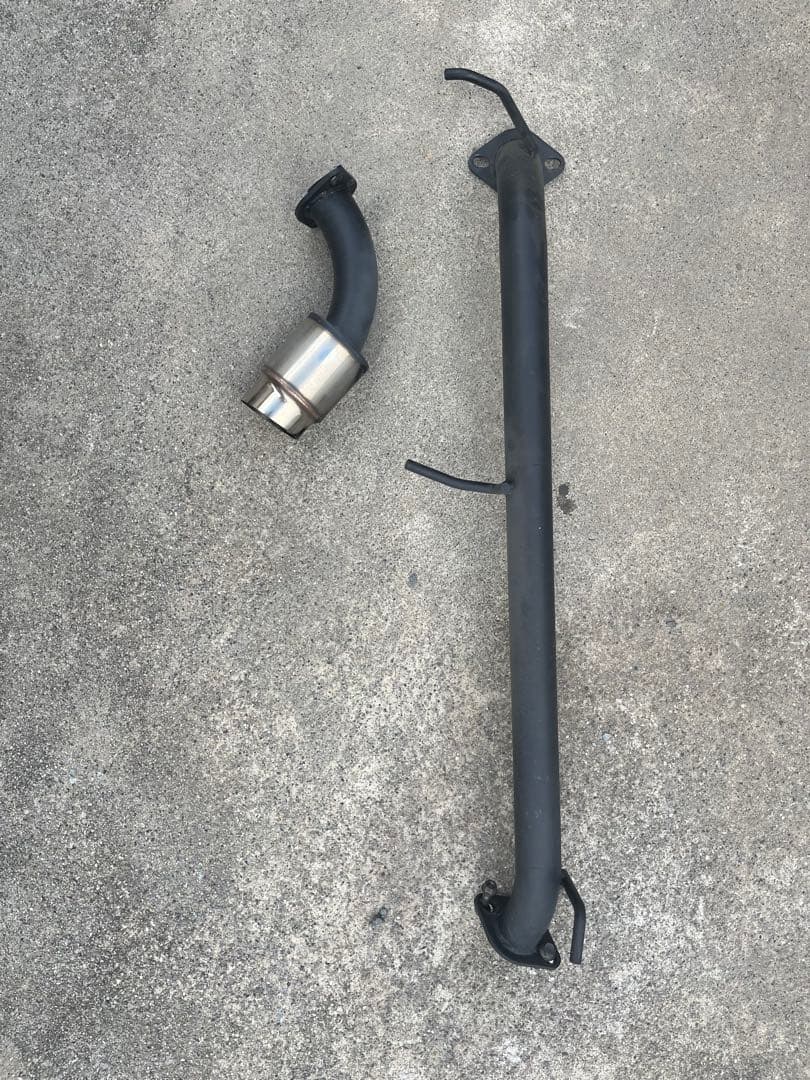 ラパン he21s リアピース ストレートマフラー