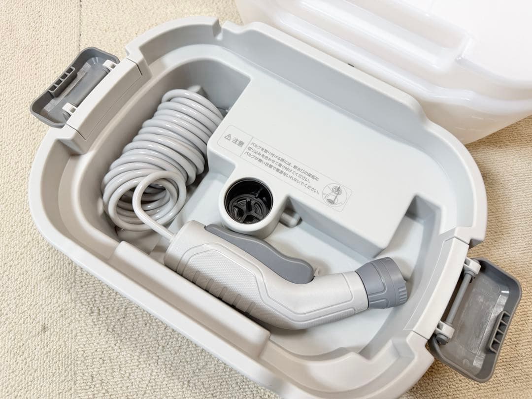 美品 アイリスオーヤマ ポータブルウォッシャー JPW-T81-W/H