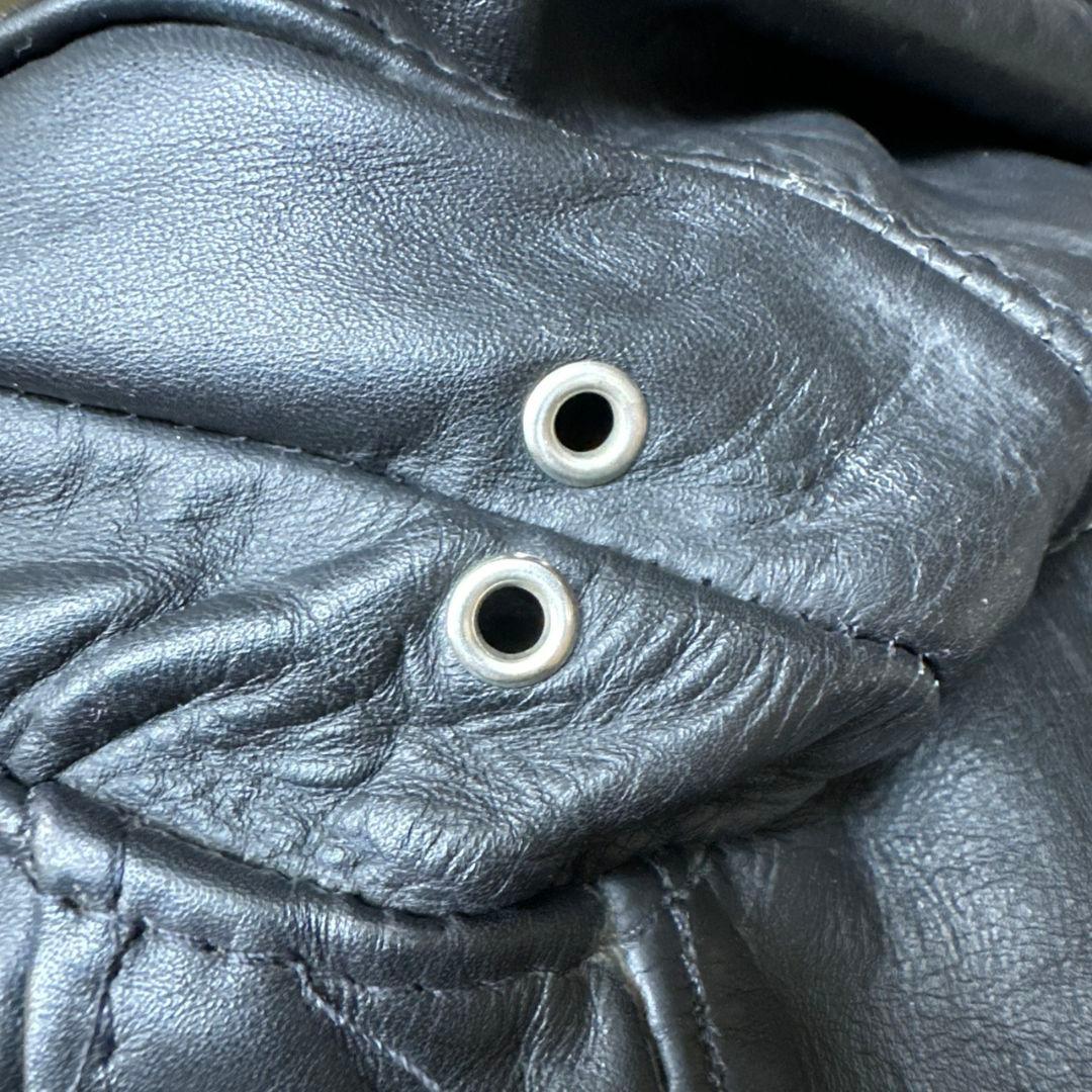 【USA製】schott スタンドカラー シングルライダース 641