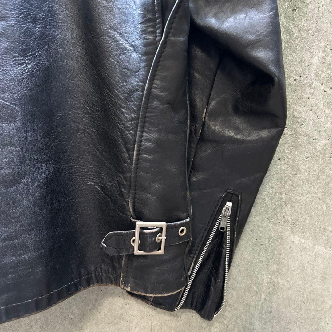 【USA製】schott スタンドカラー シングルライダース 641