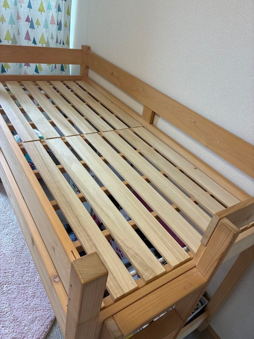 【CUOPiO LOFT】檜　コンパクトロフトベッド　送料込み♪