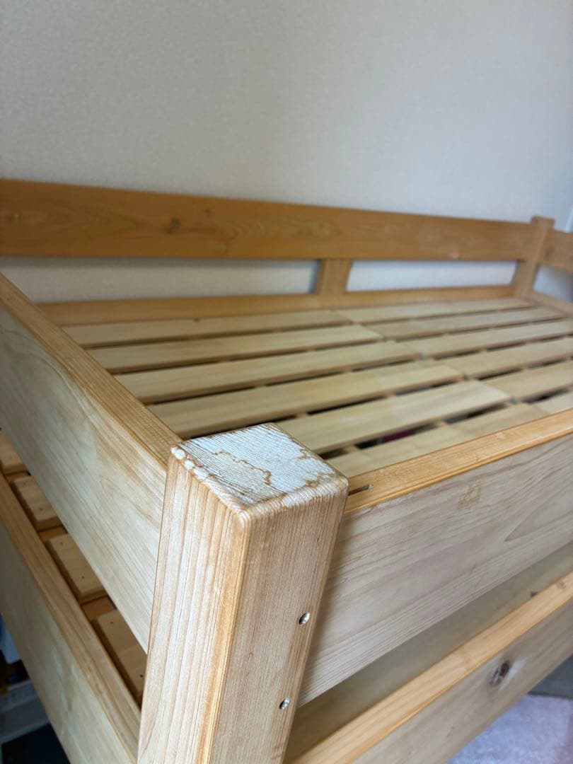 【CUOPiO LOFT】檜　コンパクトロフトベッド　送料込み♪