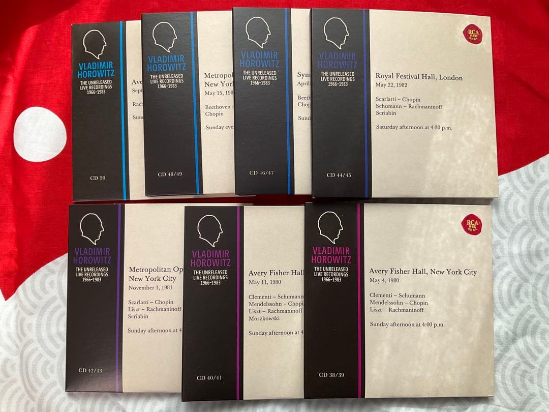 Vladimir Horowitz 未発表ライブ録音 50CD
