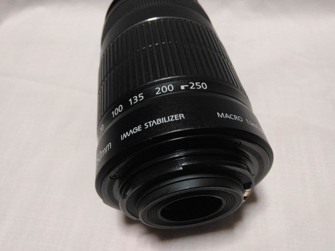 Canon EFS55-250mm 望遠レンズ ジャンク