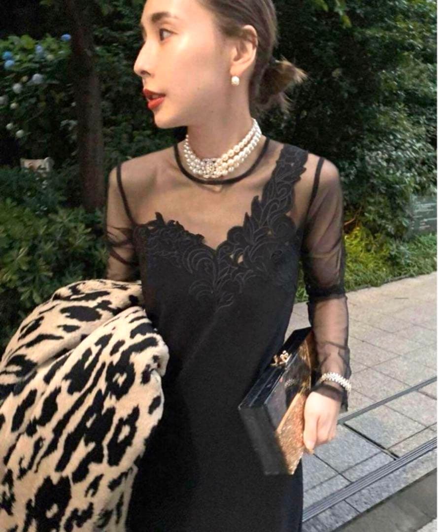 スーツ・フォーマル・ドレス Ameri Vintage UND RENEE CUTWORKDRESS