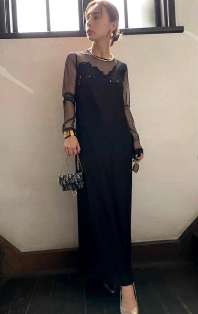 スーツ・フォーマル・ドレス Ameri Vintage UND RENEE CUTWORKDRESS