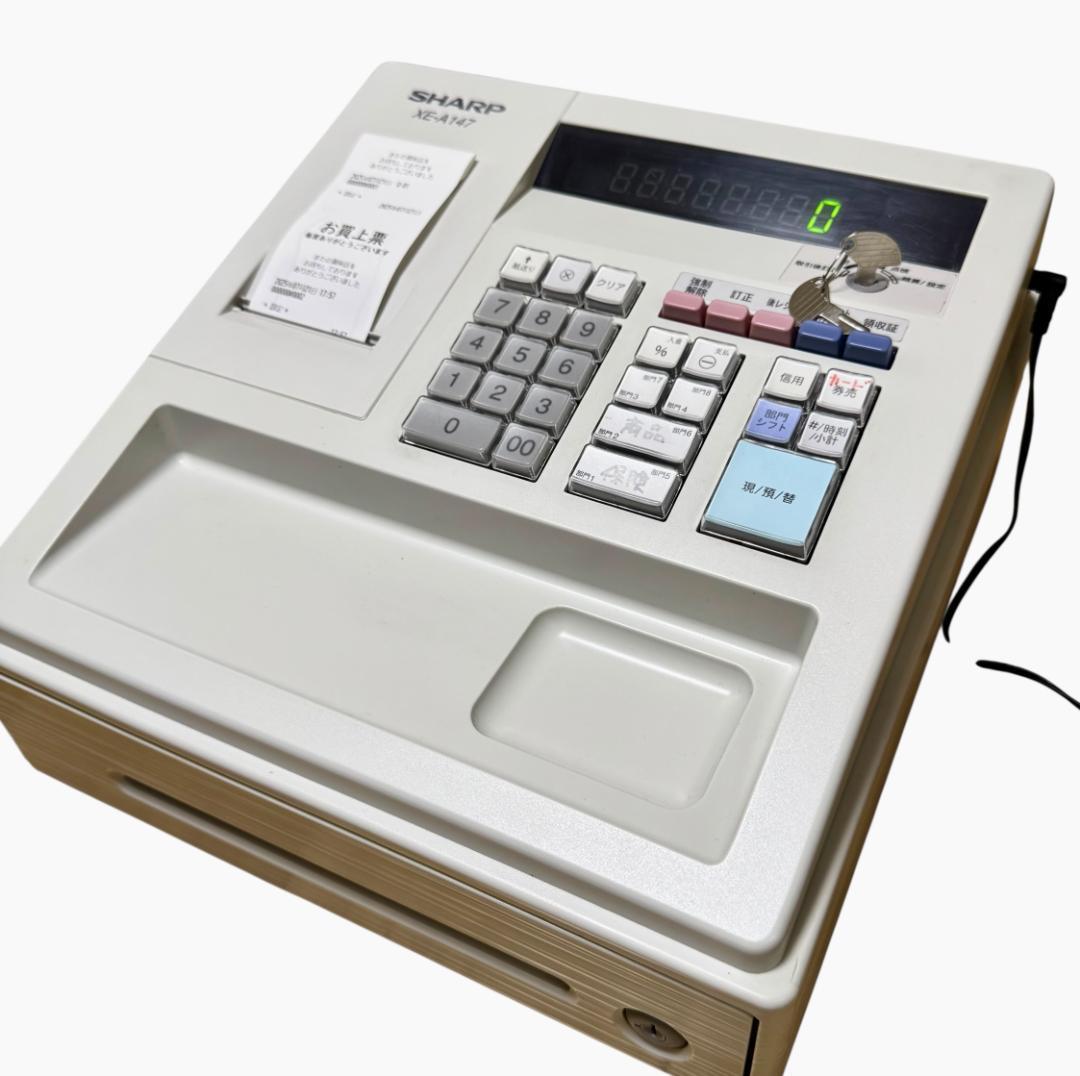 SHARP シャープ 電子レジスタ XE-A147-W