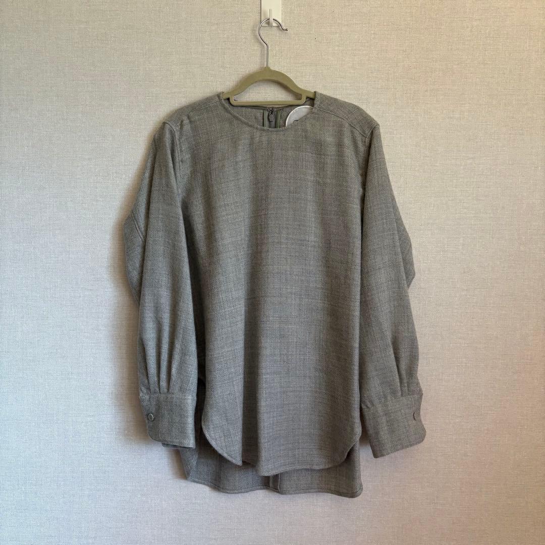 Pheeta Annabel Shirts フィータ つけ襟付きウールシャツ