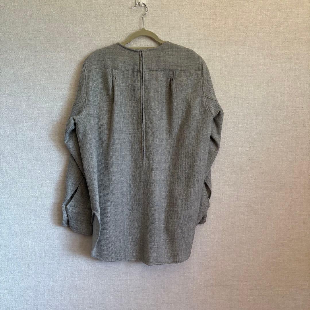 Pheeta Annabel Shirts フィータ つけ襟付きウールシャツ