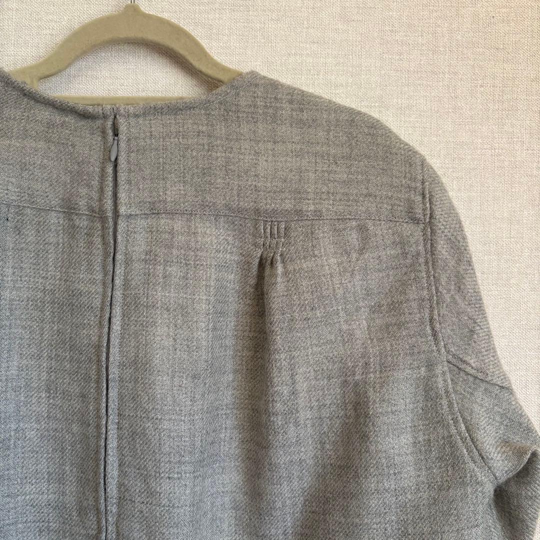 Pheeta Annabel Shirts フィータ つけ襟付きウールシャツ