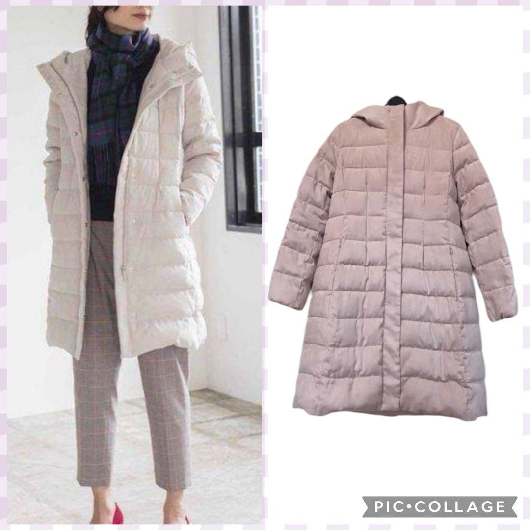 ANAYI アナイ フェイクスエードダウンコート ダウン 現行タグ ピンク