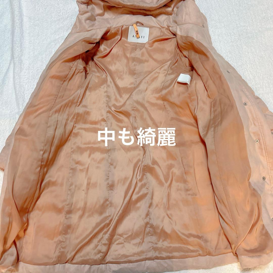 ANAYI アナイ フェイクスエードダウンコート ダウン 現行タグ ピンク