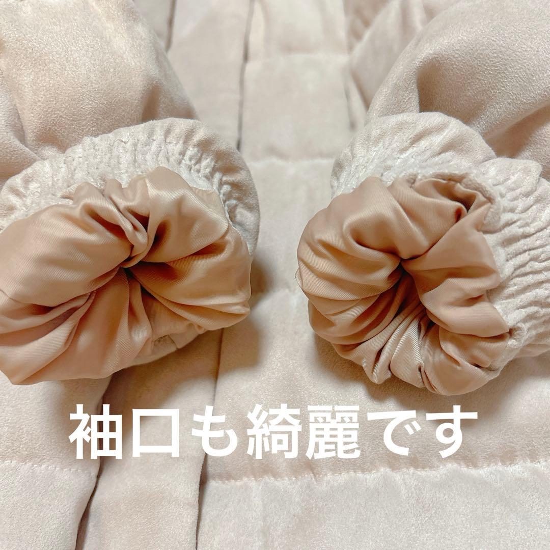 ANAYI アナイ フェイクスエードダウンコート ダウン 現行タグ ピンク