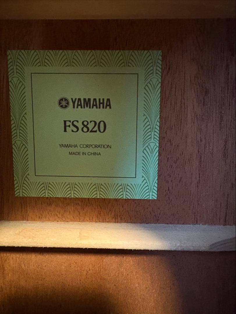 Yamaha FS820 アコースティックギター 6弦 ナチュラル