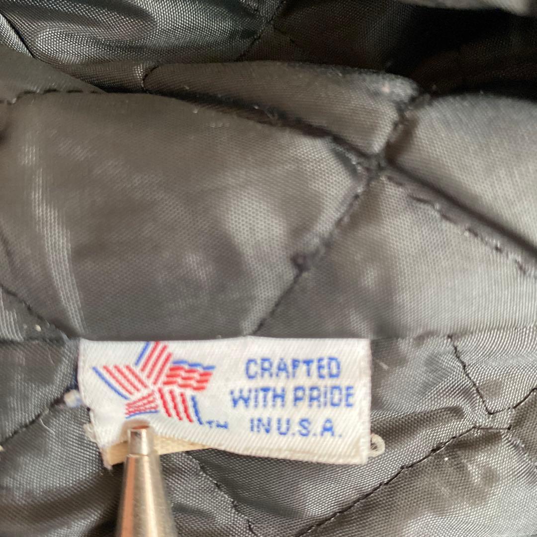 Schott ブラックレザーシングルライダースジャケット　USA製 38