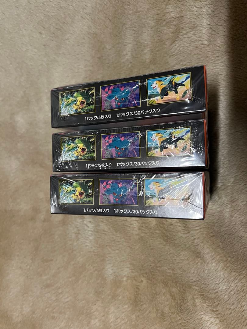 ポケモンカード インフェルノX 新品未開封 3box シュリンク付