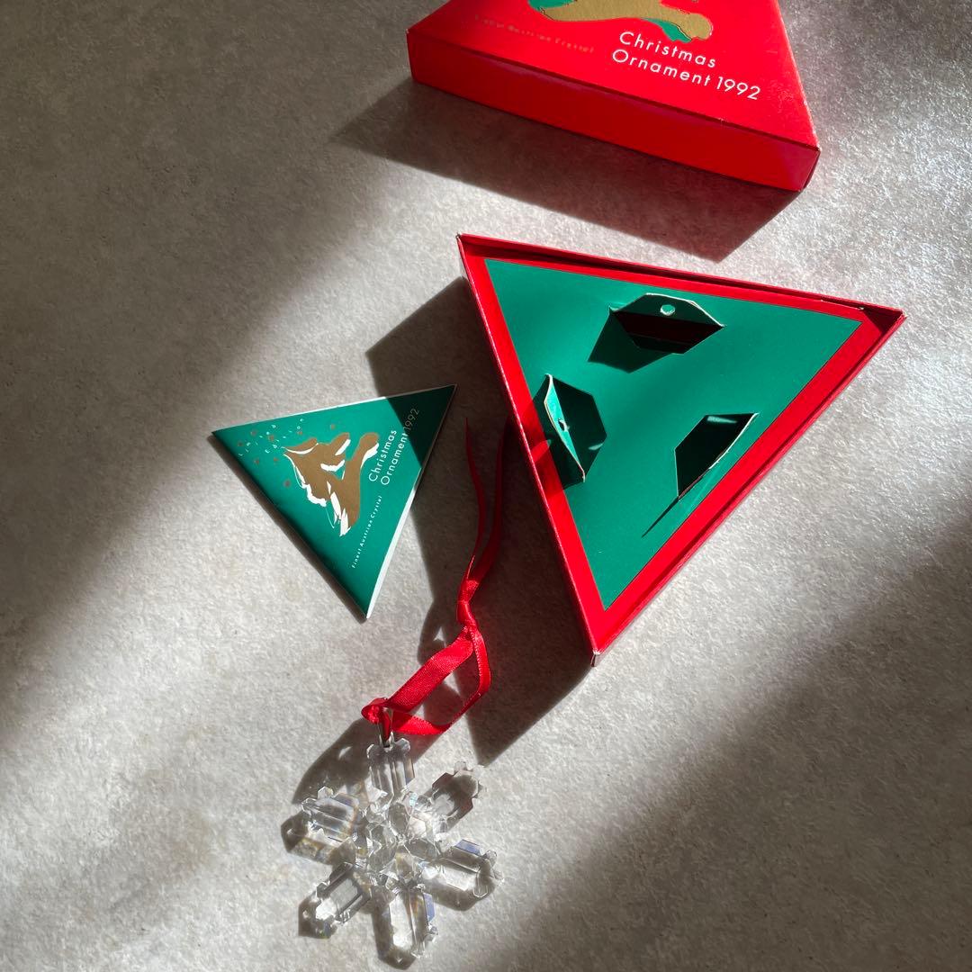 新品未使用【激レア】クリスマスオーナメント 1992年 雪の結晶 箱付きE