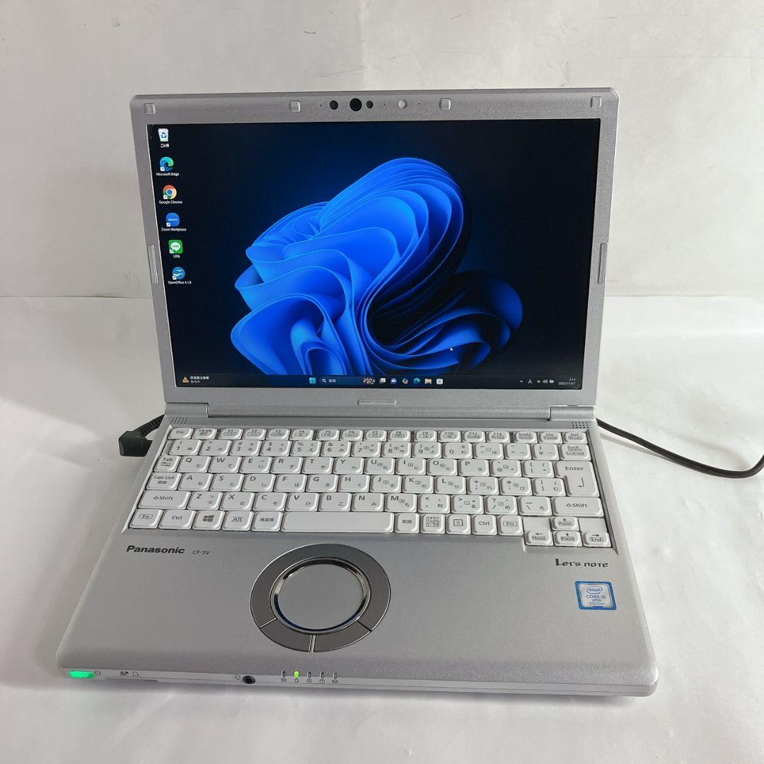 レッツノートCF-SV7 Win11 カメラSSD搭載 第8世代core-i5